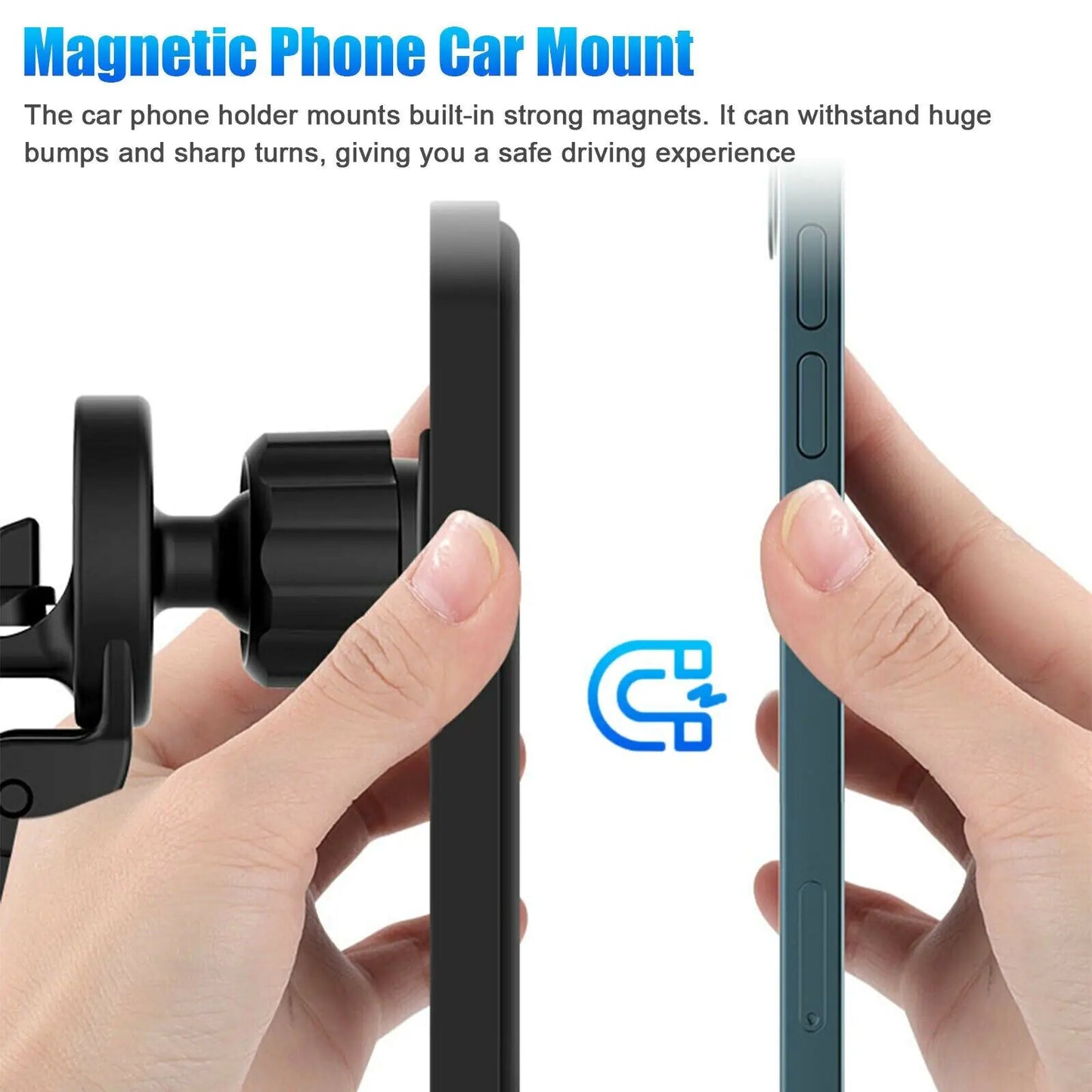 MagSafe Magnetic Wireless Car Charger for iPhone