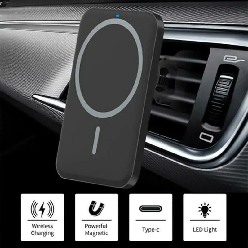 MagSafe Magnetic Wireless Car Charger for iPhone